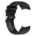 Leather Silicone Watch Band For Samsung Galaxy Watch 6 / 6 Classic.