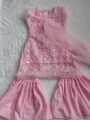 Style Age From 0 to 12 years Girls In MultiColor Neckline Embroidery Organza Shirt with Silk Sharana. 