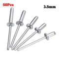 50Pcs 3.5mm blind rivets for rivet gun.