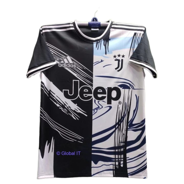 Juventus Football Jersey- Black And White