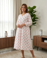 LIFE FASHION MALL NEW COLLECTION SKIN PRINT SOFT BATTER SILK ONE  PIECE GWON FOR WOMEN. 