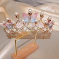 Wedding Bride Crown Headwear Rhinestone Tiaras Cute Head Pin Gift.