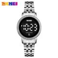 SKMEI 1669 Simple Date Time Watches For Female reloj mujer Digital LED Touch Women Watch Diamond Waterproof Ladies Wristwatches. 