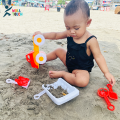 Kids Plastic Beach Car Toy With Many Small Accessories/Items; Car Play Tool Set for kids. 