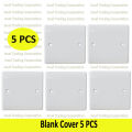 Bundle of 5 PCS Blank Cover, Gang Box, Mk Box. 