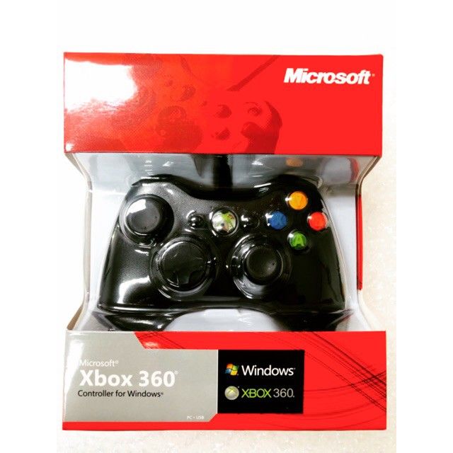 Microsoft Xbox 360 Controller,USB Wired Controller Gamepad for Microsoft Xbox 360,PC Windowns,XP,Vista,Win7 - Black