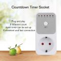 Smart Control Countdown Timer Switch Plug-In Socket Auto Shut Off Outlet.
