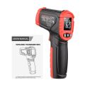 HABOTEST HT641A Infra Thermometer 581112 Noncontact Digital Handheld Heat Temperature Gun IR Laser Surface Temperature Meter with Emissivity for Industrial Cooking Grill02. 