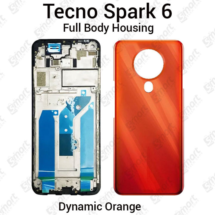 Tecno%20Spark%206%20Full%20Body%20Housing%20(LCD%20Frame%20and%20Back%20Panel)%20Replacement%20Spare%20Parts%20-%20Image%204