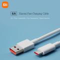 Xiaomi USB Type C Cable 6A Super Fast Charging Data Cable Durable TPE USB A To USBC Charge cable. 
