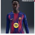 Barcelona Jersey 2025/2026 - Thai Premium Football Jersey for Men - FC Barcelona Home Kit - Half Sleeve - Dri-Fit Sports T-Shirt.