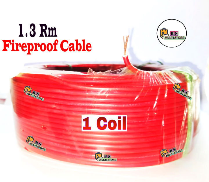 1.3%20rm%20Electric%20Cable%20Fireproof%20Red/Black%20Color%20(1%20coil)%201pcs%20Electric%20Tester%20Free%20-%20Image%203