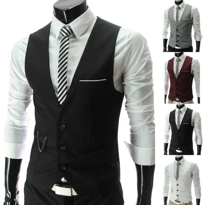 Vests%20Men%20V%20Neck%20Sleeveless%20Button%20Pocket%20Blazer%20Suit%20Fashion%20Waistcoat%20-%20Image%204