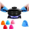 2pcs Microwave Oven Mitt Heat Resistant Gloves Clips Silicone Anti-slip Glove Cooking Baking Kitchen Cooking Gadgets Oven Mitts Dhaka shopping zone.