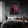 Neon Boxing Gloves,Mike Tyson and Muhammad Ali Posters Neon Effect Canvas Prints Painting Sports Mural Bar Club Wall Art Decor. 