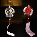 1PCS Wind Bell Japan Wind Chimes Handmade Glass Furin Home Office Decors. 