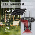 SOLAR 4G SIM V380pro 2 CAMERS 2 Lens With 3 Mobile Screens Solar 6MP 4G SIM Card Camera PTZ Security with 8W Solar Panel 8000mAh Battery for Home Safety. 