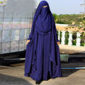New High-Quality Mohua Borka Set,Dubai Charry Fabric Abaya Burqa, For Muslim Women. 