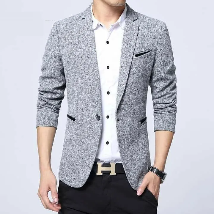 Synthetic%20Casual%20Blazer%20For%20Men%20-%20Image%203