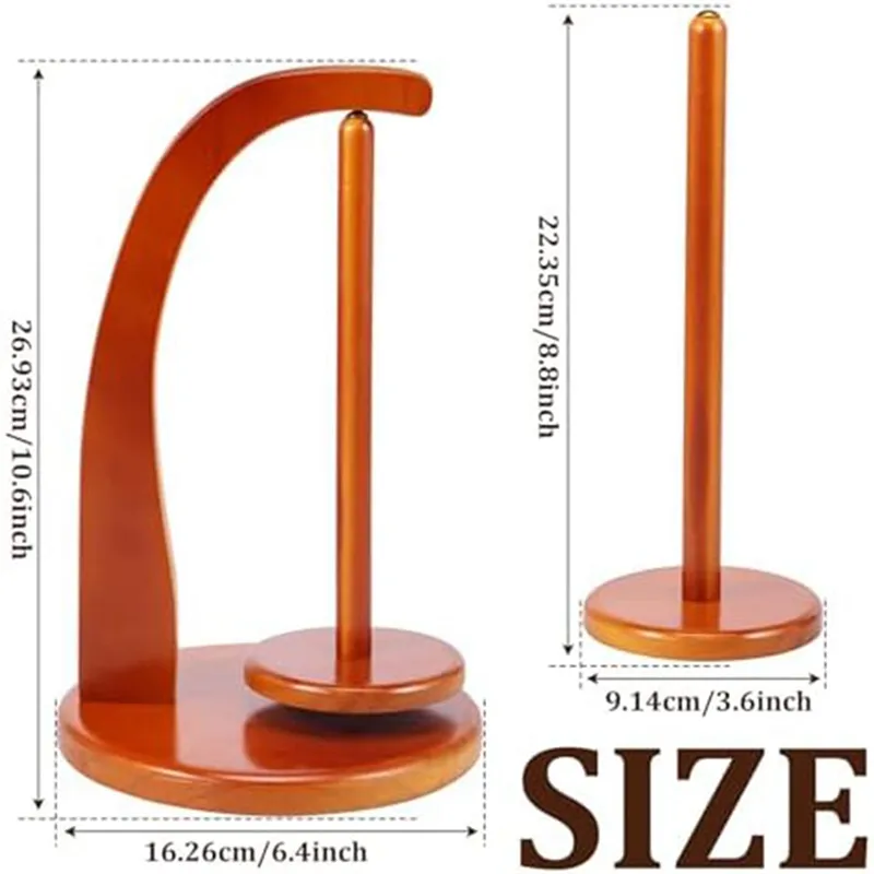 Wooden Yarn Holder For Knitting Crochet, Yarn Spinner For...