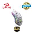 Redragon M808 Storm Lightweight RGB Gaming Mouse, 85g Ultralight Honeycomb Shell - 12,400 DPI Optical Sensor - 7 Programmable Buttons - Precise Registration - Super-Lite Cable - White. 