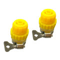 Universal Kitchen Mixer Tap To Garden Hose Pipe Connector Adapter Yellow. 