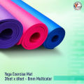 Yoga Exercise Mat 3feet*6feet - 8mm Multicolor. 