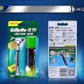 [1 knife holder, 1 knife head + shaving cream] Gillette Weifeng double-layer manual shaving knife holder blade set. 