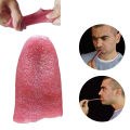 Realistic Fake Tongue Halloween Realistic Fake Tongue Prop for Magic Shows Halloween Scary Funny Trick Tool Adults Kids Mentalism Magic Street Performances Scary Halloween Fake Tongue. 