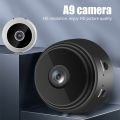 A9 HD1080p Wifi Survalance Camera Wireless Voice Recorder Security Monitoring Camera Smart Home For Infants And Pets Mini Camera. 