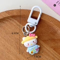Kawaii Sanrio Kuromi Hello Kitty Cinnamoroll Keychain Cute Cartoon Car Keychain Pendant School Backpack Decoration Kid Toys Gift ANLAN.