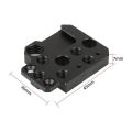 Metal Monitor Mount Holder for DJI Ronin S SC RS2 RSC2 RS3 Mini Gimbal Mounting Plate Extension 1/4 3/8 Hole Camera Stabilizer. 