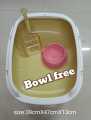 Cat Litter Box with Scoop & Free Bowl pet accessories. 