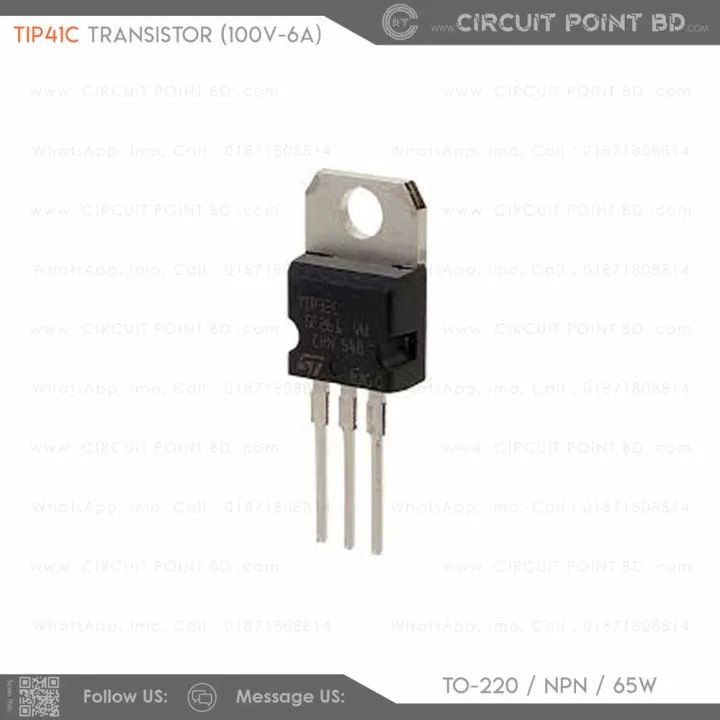 TIP41C%20TIP41%20TIP-41%20TIP%2041%20NPN%20Power%20Transistor,%20100V,%206A,%2065W,%203%20Pin%20General%20Purpose%20NPN%20Transistor,%20TO-220%20Packaging%20-%20(1%20/%202%20/%205%20/%2010%20Pcs%20Pack)%20-%20Image%205