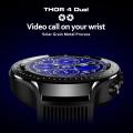 Goglor New Zeblaze Thor 4 Dual SmartWatch, Zeblaze Thor Dual Camera Android Watch 1.4-inch AMOLED Display 4G Dual Camera,1+16G Memory,Fitness Tracker for Men and Women. 