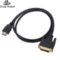 Group Vertical 4K HD High Definition Multimedia Ports To DVI Adapter Cable 24+1 DVI To High Definition Multimedia Ports Bi-direction Converter Cable. 