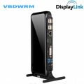 USB 3.0 Docking Station Displaylink Chip Converter USB 3.0 USB-C to HDMI-compatible HD DVI Gigiabite Ethernet Displaylink chip. 