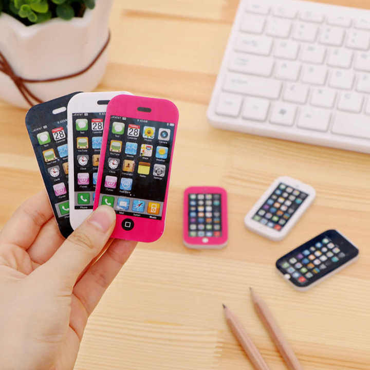 1%20Pcs%20%20Mobile%20Phone%20Shape%20Creative%20Eraser%20Kids%20Stationery%20Toy%20(Multi-Color)%20-%20Image%203