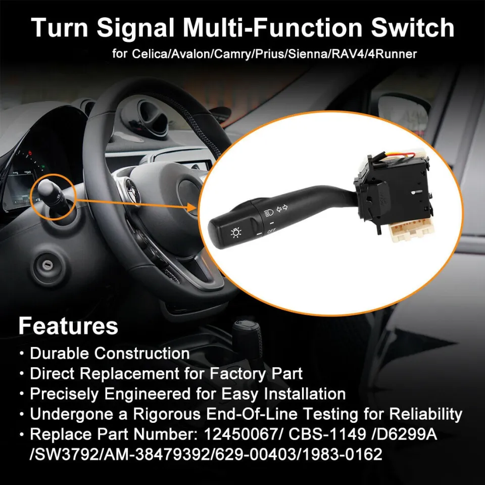 A-Premium Multifunction Switch Turn Signal Switch Compatible With Toyota Camry 2006-2011, Prius 2011-2015, Highlander 2008-2011, Avalon 2005-2008 : Buy Online At Best Price In KSA - Souq Is Now