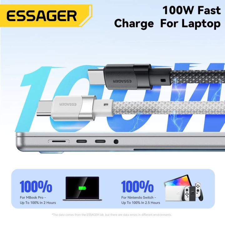 Essager%20Essager%20USB%20C%20To%20C%20100W%20Magnetic%20Fast%20Charger%20Cable%20For%20iPhone%2015%2065W%20Type%20C%20To%20C%20Data%20Charging%20Wire%20for%20Laptop%20Samsung%20-%20Image%203