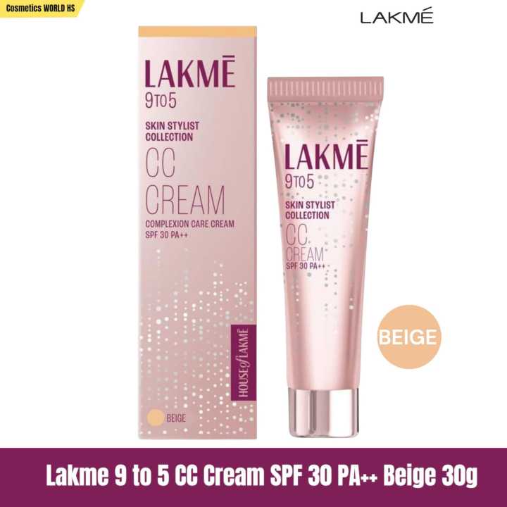 Lakme 9 to 5 Complexion Care CC Cream (Shade- 01 Beige)