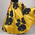 Celmia Stylish Big Flower Printed Women Skirts Elegant High Waist A-line Long Maxi Skirt 2021 Casual Loose Party Holiday Skirt. 