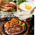 2 Hole Thickened Omelet Pan Non-Stick Egg Pancake Steak Pan Breakfast Maker Cookware for home.