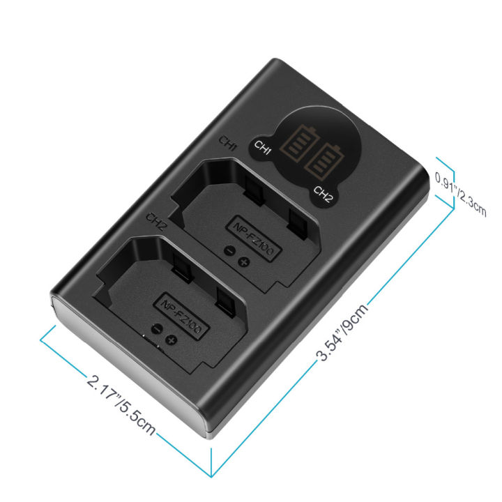 Neewer%20Dual%20USB%20Charger%20for%20Sony%20NP-FZ100%20Battery%20For%20Sony%20ZV-E1,%20FX3,%20FX30,%20A1,%20A9%20II,%20A7R%20V,%20A7S%20III,%20A7%20IV,%20A6600,%20A7C%20Camera%20-%20Image%205