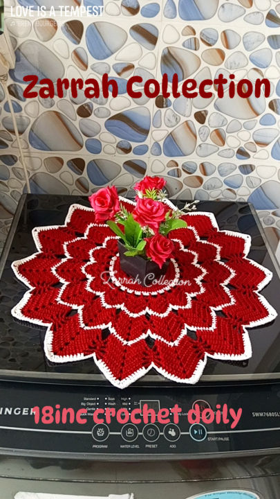 Crochet%20Summer%20Yern%20doily%20placemat-%20tablemat%2018%20inch%20-%20Image%202