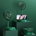 Usb Foldable Rechargeable Telescopic Mini Desktop Air Fan 3 In 1 Camping Portable Battery Fan. 
