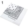(New)Lady Men quare Bandana Hiphop Head Wrap Headband carf Writband 55 x 55cm.