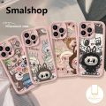 Smalshop Pop Mart Labubu Case Suitable For Infinix Smart 8 Pro Plus 5 7 6 Tecno Spark GO 2024 2023 20C 20 10 Pro Camon 20 Hot 30i 40i 40 20 30 11 9 10 Play Note 12 G96 30 Pro Graffiti Cartoon Cute. 