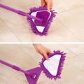 Mini Mop Rotatable Telescopic Chenille Triangle Lazy Mop Wall Household Cleaning Brush Mop Washing Mop Dusting Cleaning Tool 1Pcs - mop. 