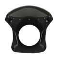 Motorcycle Headlight Fairing Headlight Fairing Cover Clear Lighting Front Universal for Round Headlights Motorbike. 